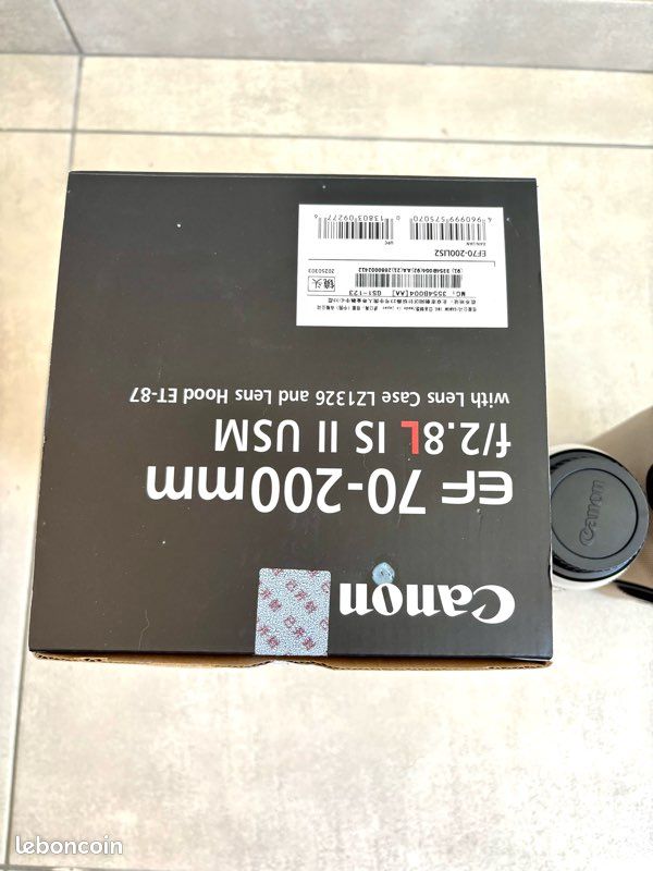 Canon EF 70-200mm f/2.8 L IS II USM – Très récent (image 3)
