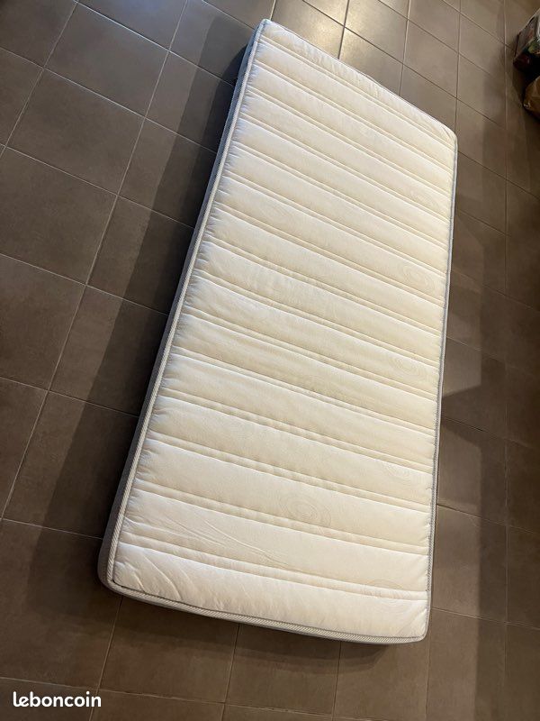 Lit Mezzanine Enfant (90x190) avec Matelas Neuf, Cabane Secrète (image 8)