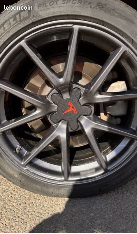 Lot 20 Moyeux Centre Roue Argent Vif Tesla Model 3/Y/S/X - Cache-Écrous Décoratifs, Protection Anti-Rouille, 21 Mm