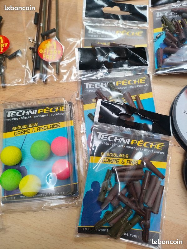 Lot De 10 Clips Plombés 20g TMC – Sécurisés, Pour Pêche Carpe, Brochet, Barbeau