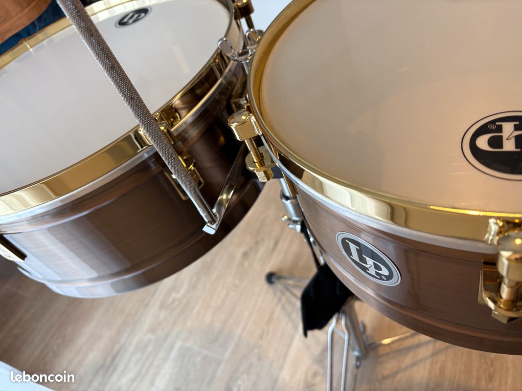Pair timbales LP257KP signature Karl Perazzo 14/15 nylon (image 8)