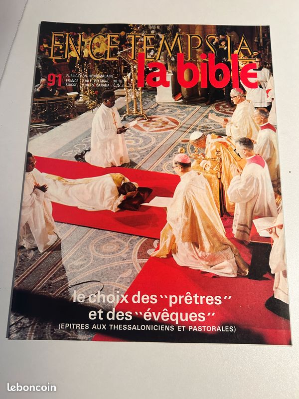 Magazine des années 70 "En ce temps-la, la bible" numéro 91 (image 1)
