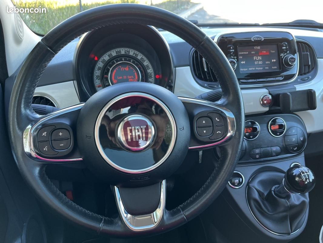 Fiat 500 0.9 8V TWINAIR 105CH S&S LOUNGE (image 8)