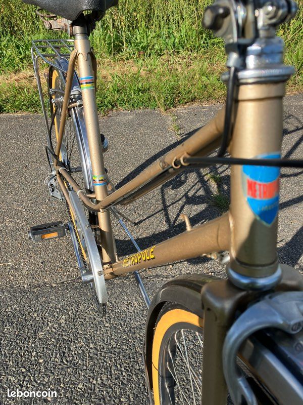 Ancien Insigne Vélo Solidor – Tête De Cycles Vintage – Émail Doré – France