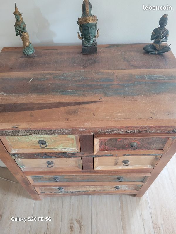 Commode en teck massif (image 1)