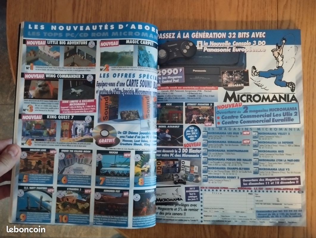 Magazine Joystick N°56 (Janvier 1995) Wing Commander III, Warcraft, Star Wars (image 5)