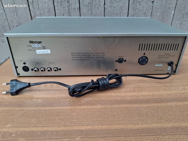 PLATINE CASSETTE ALPAGE ( Alpine / Luxman ) Model AL 50 avec Manuel Deck Player EUR 65,00