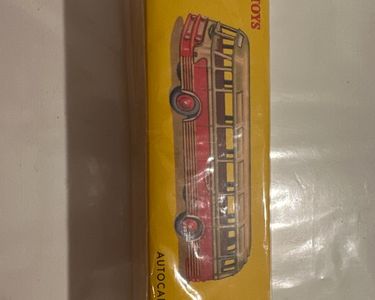 DINKY TOYS ATLAS 29E CAR AUTOCAR ISOBLOC ROUGE ET GRIS ARGENT NB
