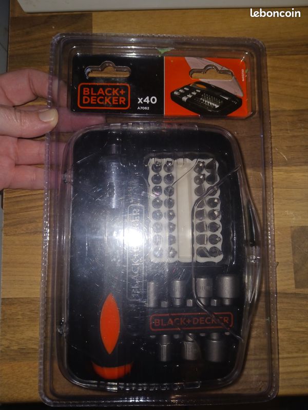 Black et decker neuf tournevis multi x40 (image 1)