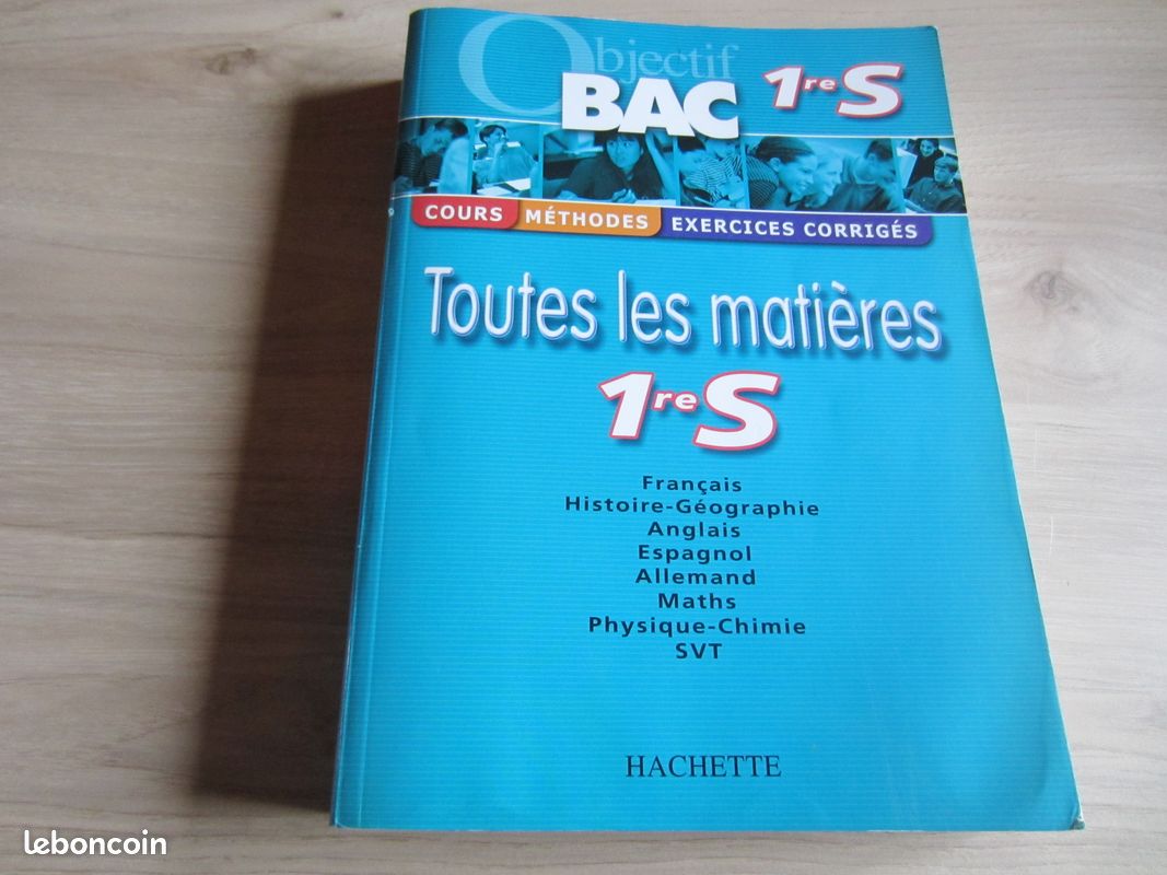 Livre Objectif Bac 1ère S Toutes les Matières (image 1)