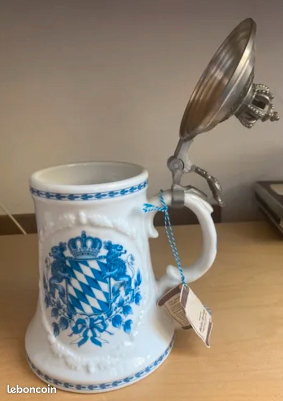 Chope à bière porcelaine allemande (image 2)