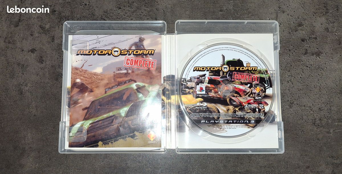 MOTORSTORM JEU PS3 COMPLET NOTICE PAL FRA COURSE