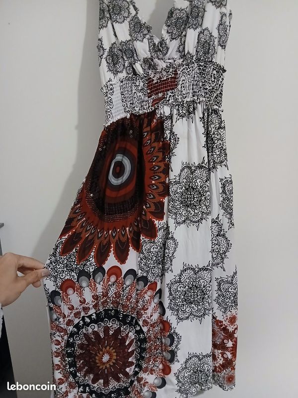 DESIGUAL ROBE NOIR QUASI NEUF VINTAGE T 36-38