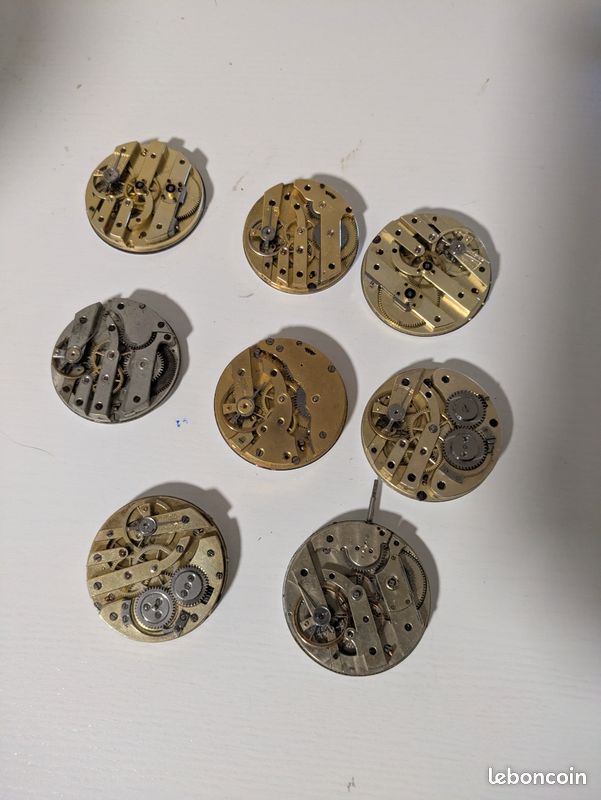 Mouvement De Montre à Gousset Record Watch Co Genève - Pour Pièces Ou Réparation