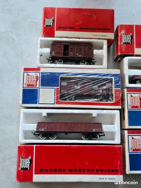 JOUEF HO WAGON TOMBEREAU 6230 TRAIN ELECTRIQUE boite