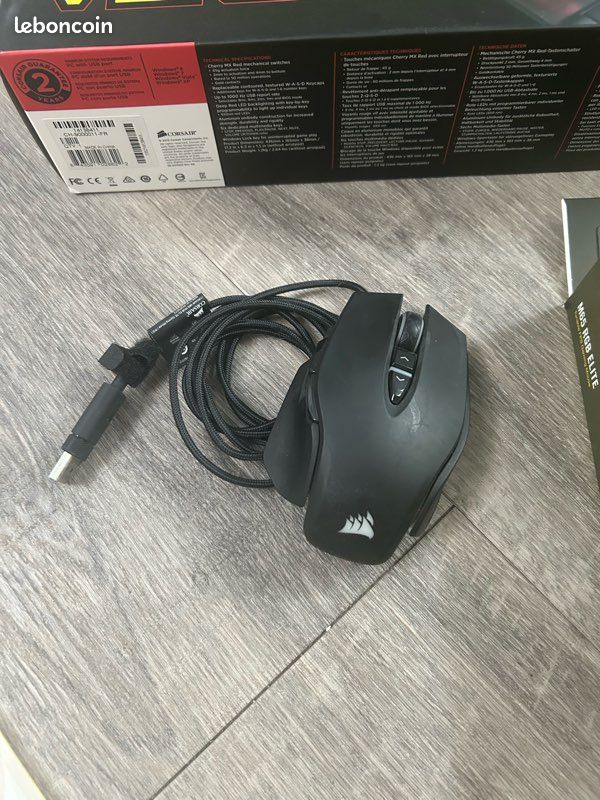 Lot Corsair Gaming – Clavier mécanique Vengeance K70 + Souris M65 RGB Elite (image 2)