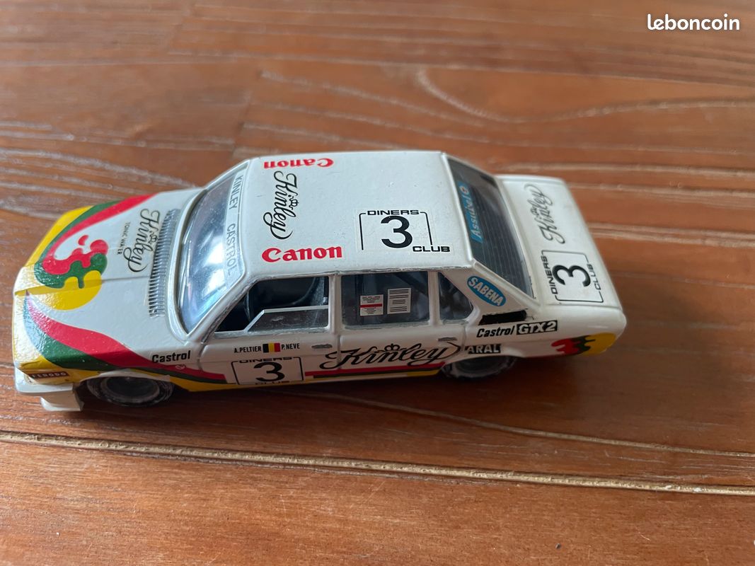 BMW 530 Course Francorchamps 1/43 Tintin Transkit - Montage Pro Sur Base Solido