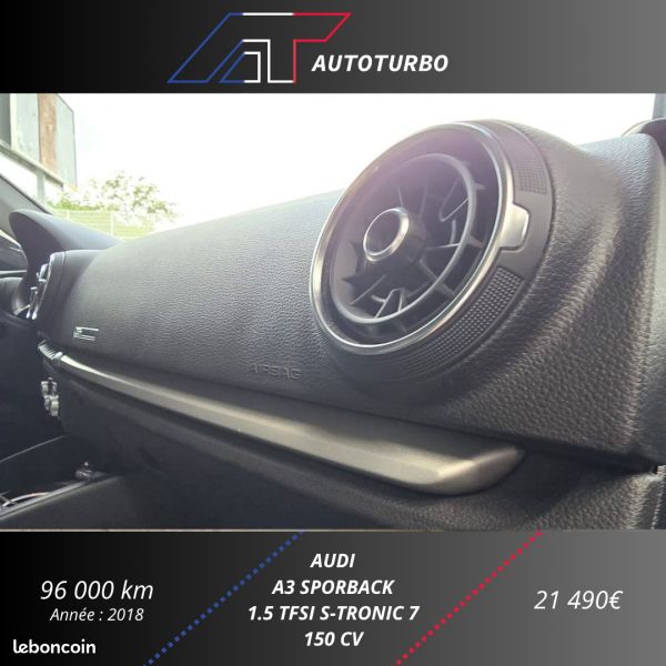 Audi A3 SPORTBACK 1.5 TFSI 150CH S TRONIC 7 (image 15)