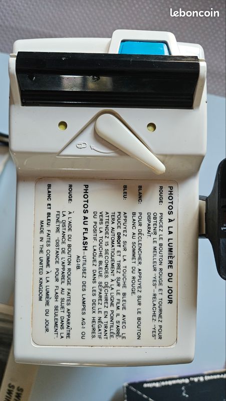 Appareil photo Polaroid Swinger Model 20 dans son carton d'origine, Vintage