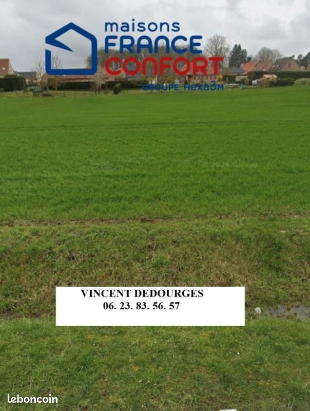 Terrain 453 m² Wancourt · 63 000 €