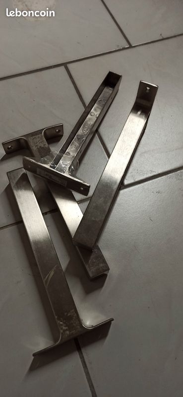 Lot de deux paires de support d étagère Ikea Ekby (image 1)