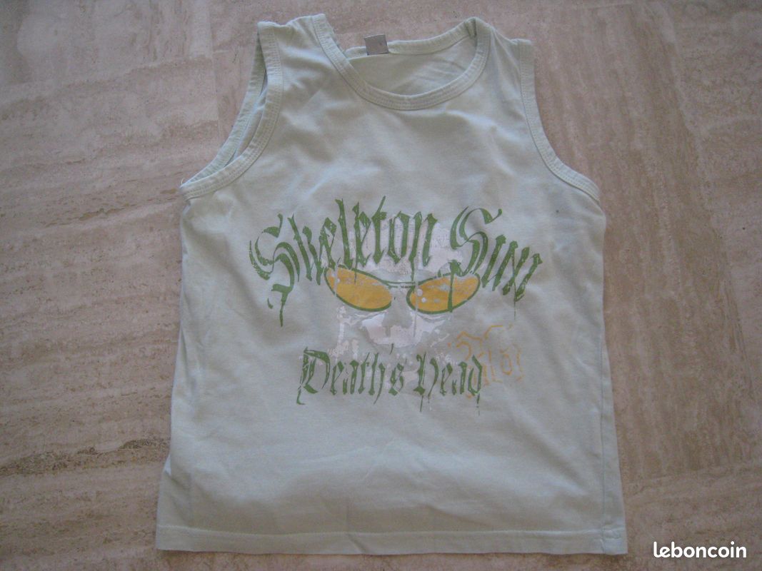 T Shirt sans manche Marcel 6 ans (image 1)