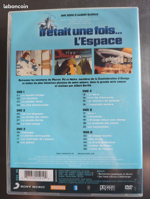 Intégrale 6 DVD il était une fois l'espace (image 2)