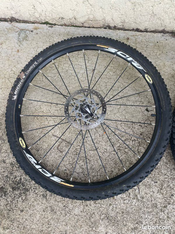 Paire De Roues VTT 26/27,5/29 Pouces – Frein à Disque – 32 Trous – Aluminium Et Acier – Neuf