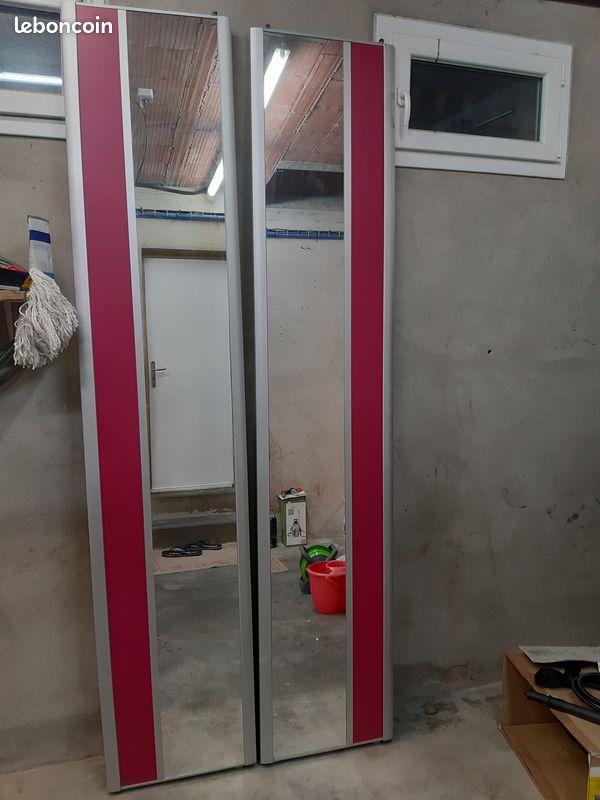 Portes coulissantes armoire avec rails (image 1)