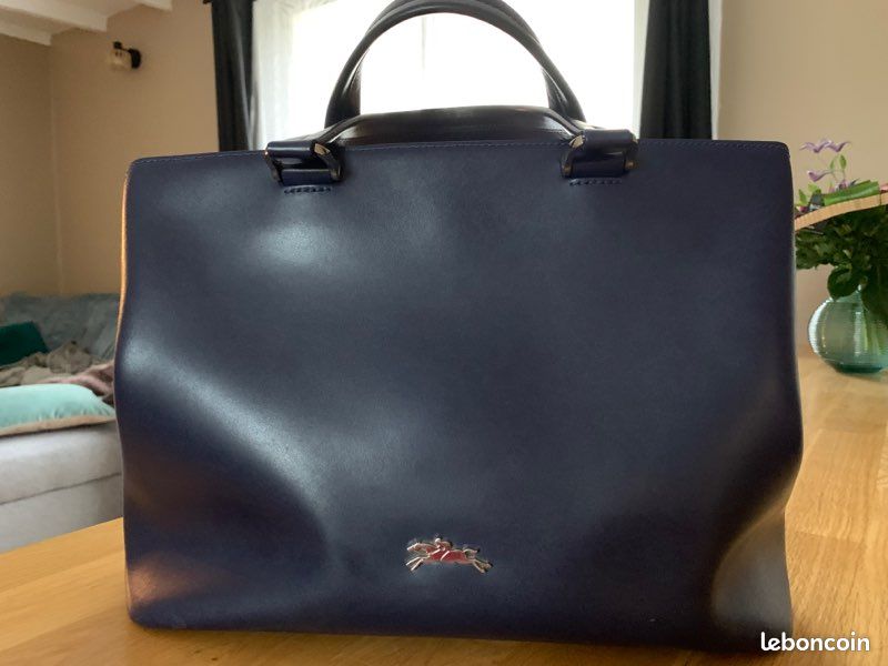 Sac Longchamps bleu nuit (image 5)