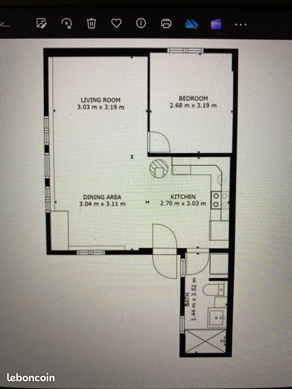 Appartement 2 pièces 39 m² · à Bayonne · 39 m² · 175 000 €