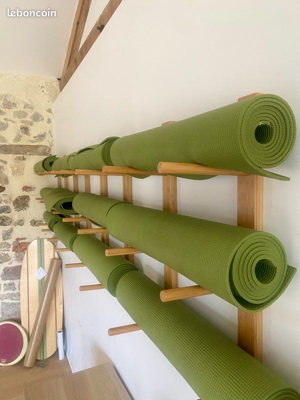 Support Mural Yoga & Pilates En Acier Carbone 100% – 3 Niveaux – Fabriqué En Espagne
