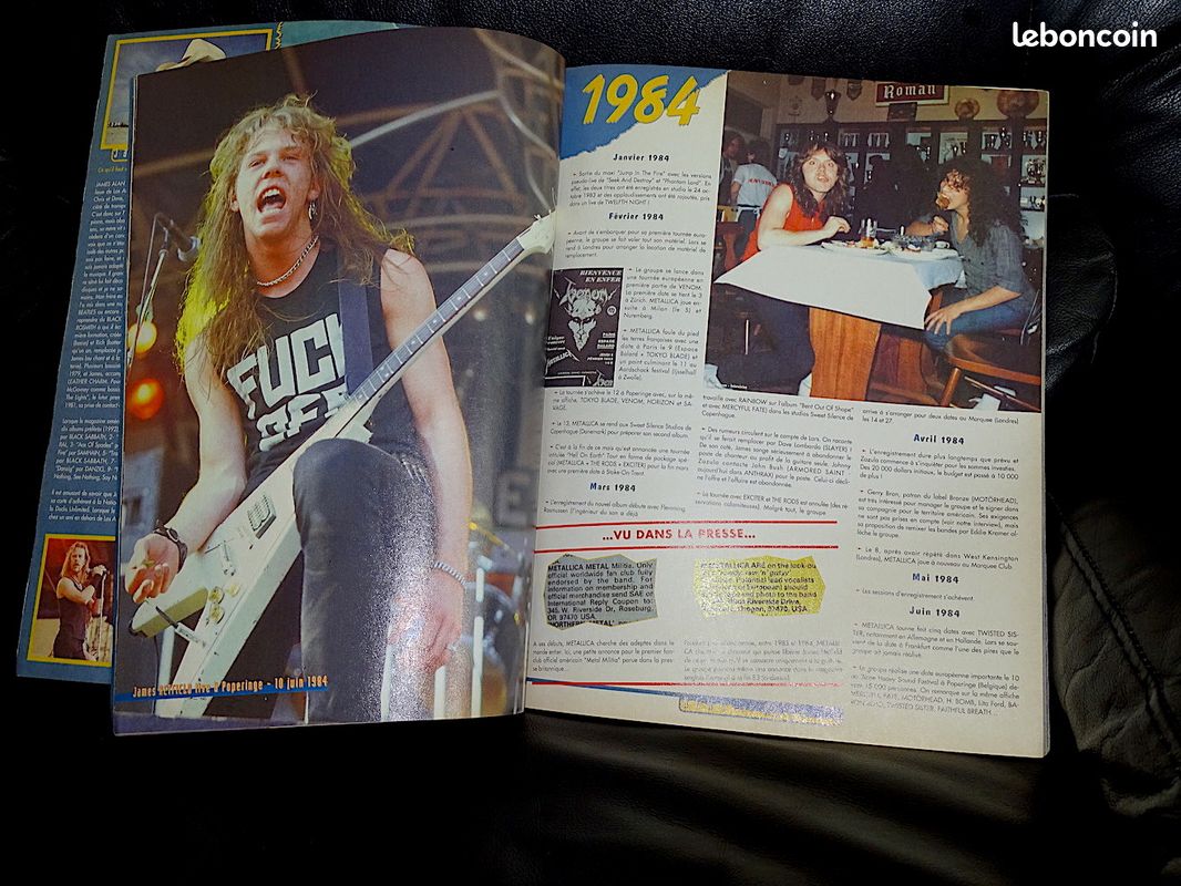 Magazine HardForce hors-série 1994 spécial METALLICA (image 3)