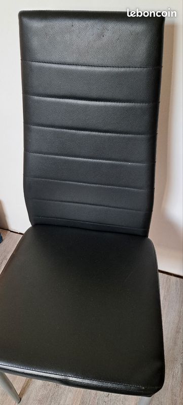 Table en verre et 4 chaises (image 6)