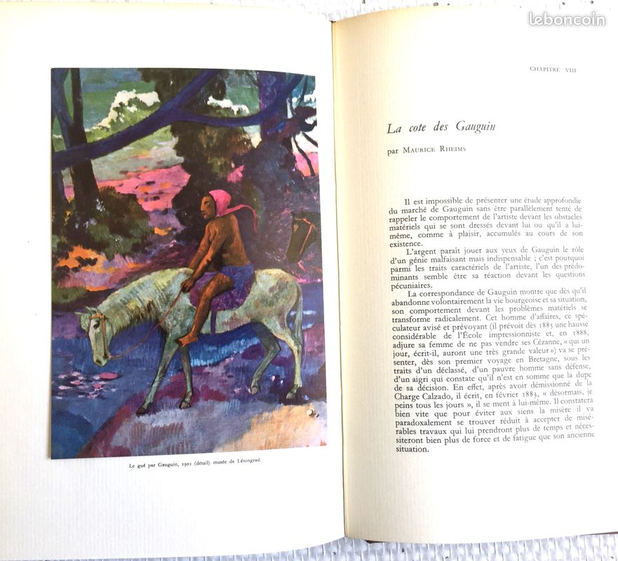 Ancien livre GAUGUIN sa vie, ses oeuvres... (image 6)