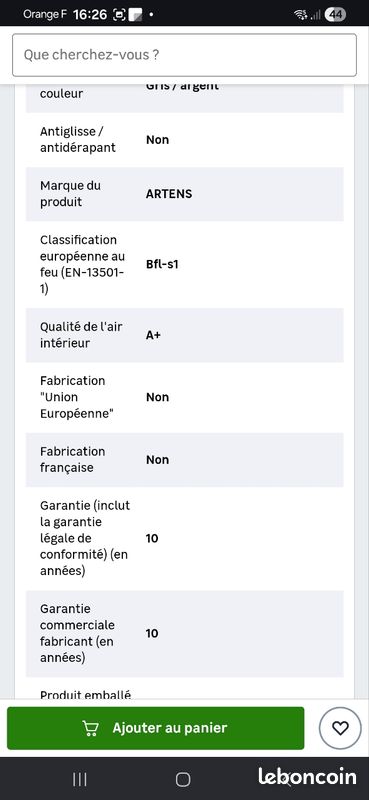 1 paquet de 9 lames clipsable medio ARTENS Gila effet bois (image 8)