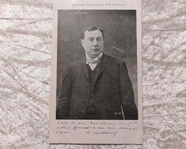 Le général Alphonse Cornille (1845-1926) par Sartony. Autographe