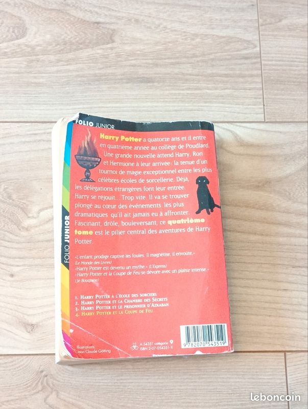 Livre Harry Potter et la coupe de feu (image 3)
