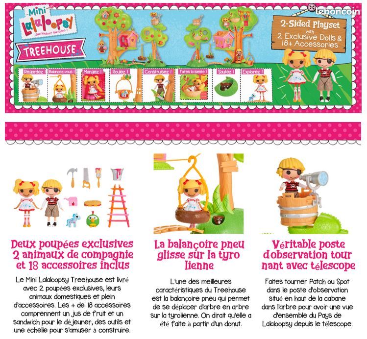 Jouet éducatif Lalaloopsy Mini cabane dans les arbres (image 3)