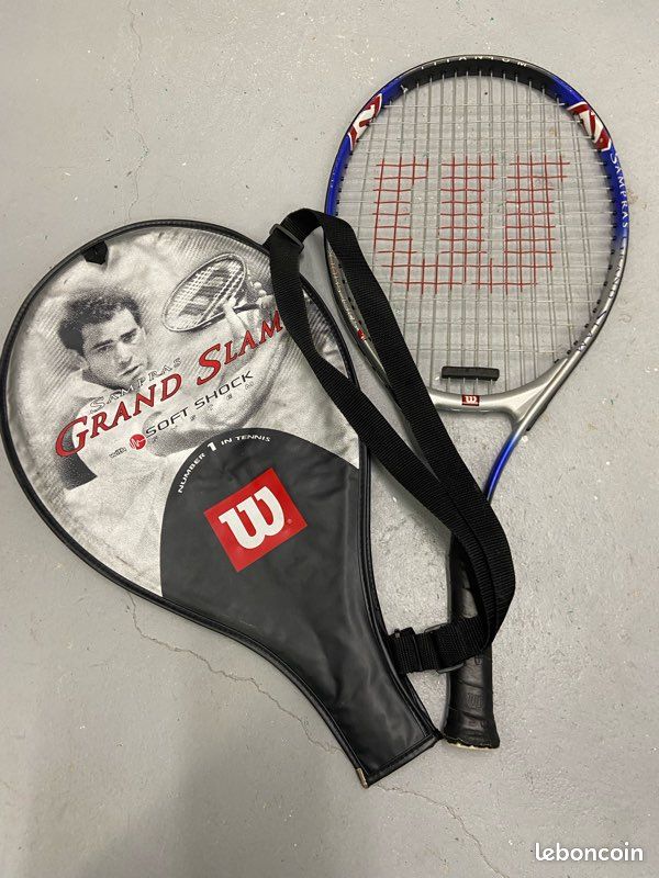 Raquette Wilson Titanium 3 Soft Shock (4 3/8") Avec Housse – Occasion