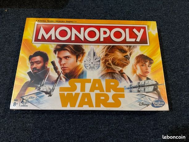 Monopoly Star Wars Édition Han Solo - Sous Blister Neuf - Jeu De Société - Hasbro - 2 Joueurs Et Plus