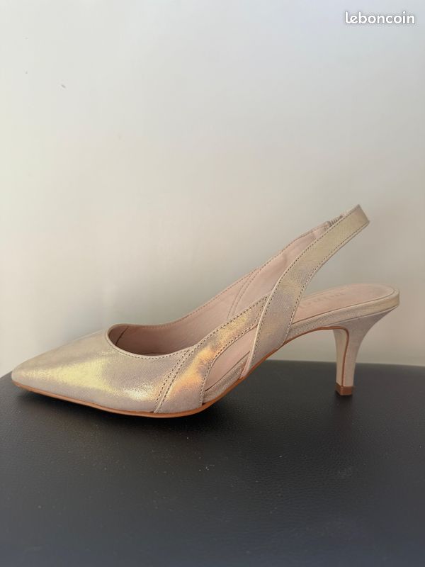 Escarpins Minelli dorés Chaussures