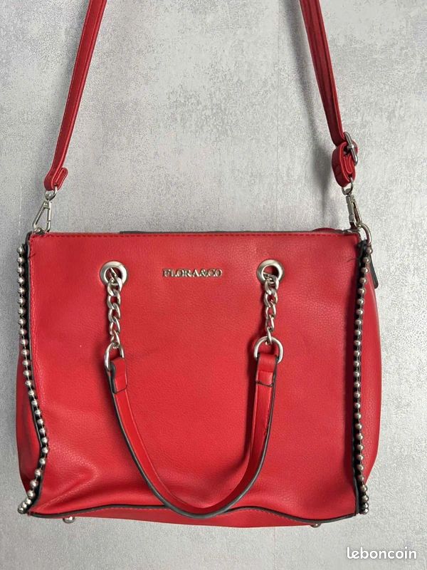 Sac à Main / Bandoulière Flora & Co Couleur Rouge Bon Etat (image 3)
