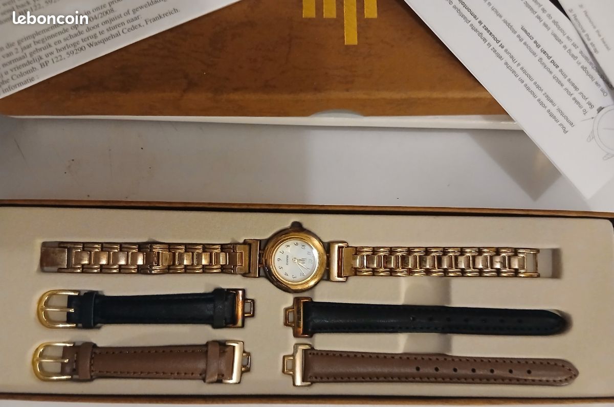 Belle montre Mogador vintage mécanique date - Montres & Bijoux