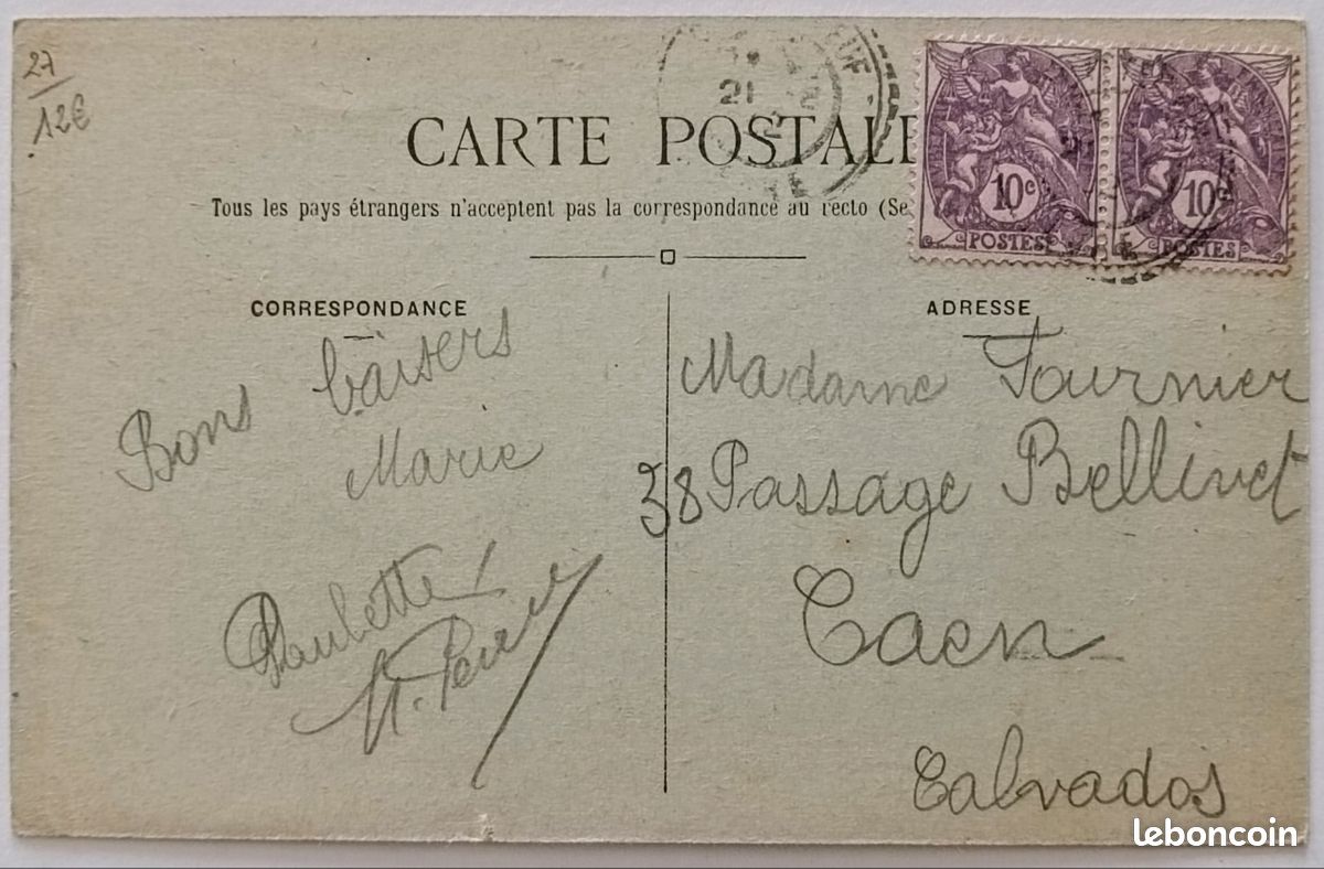 CPA 27 - Quitteboeuf (Eure) - Route de St Aubin - Édit L'oncle Évreux (image 2)
