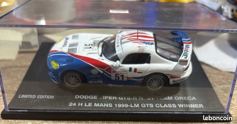 CHRYSLER VIPER GTS #TEAM ORECA 50 24 HEURES DU MANS 1998 IXO Altaya