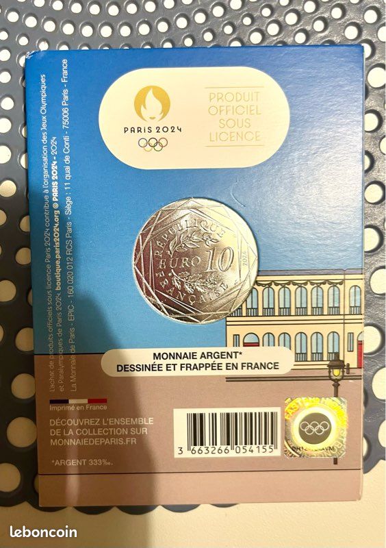 France piece 10 euros jo 2024 (image 3)