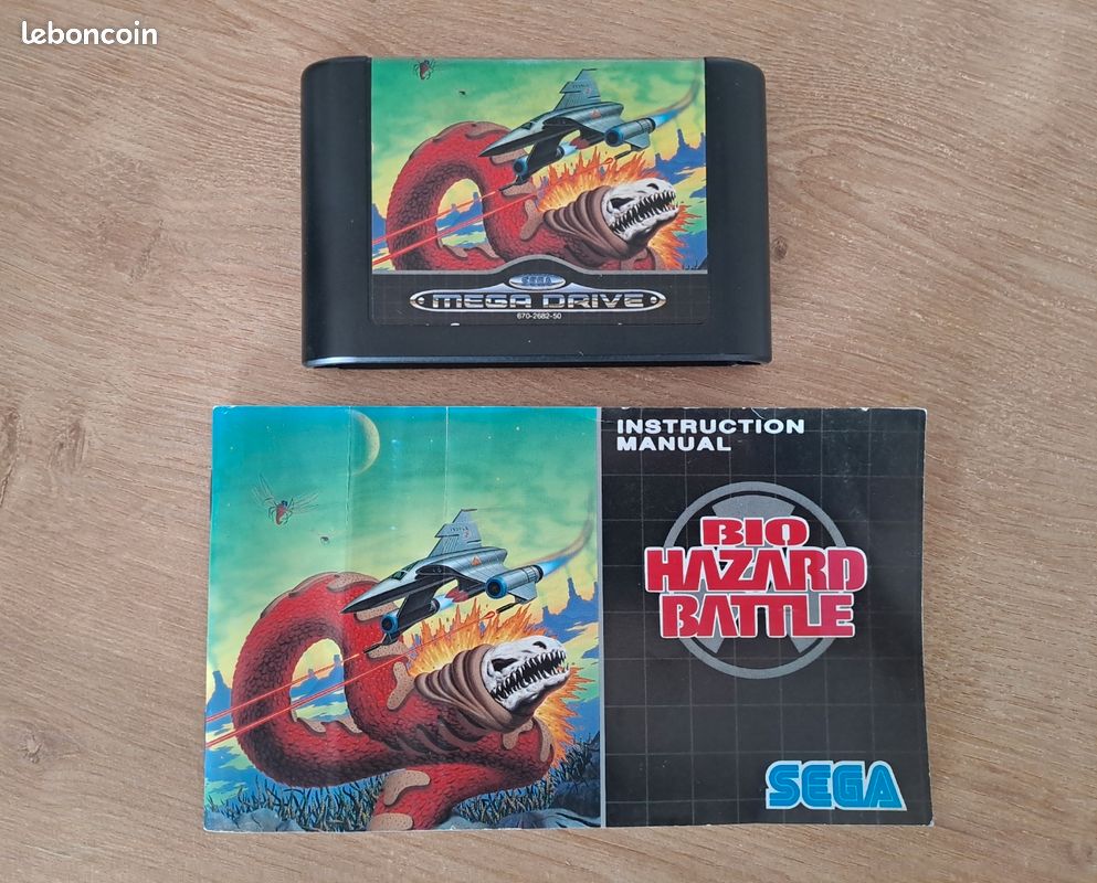 Jeu Bio Hazard Battle - SEGA Megadrive - Complet (boîtier, Manuel) - PAL