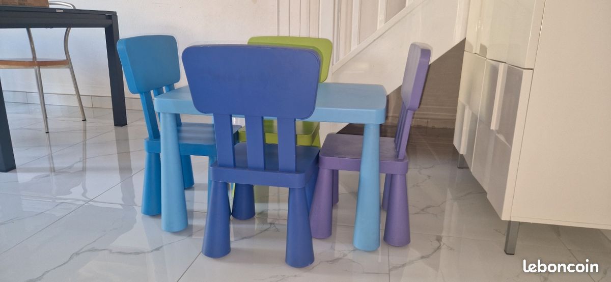 Table +4 chaises Ikea (image 2)