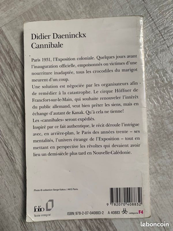 Livre Cannibale de Didier Daenincks (image 2)